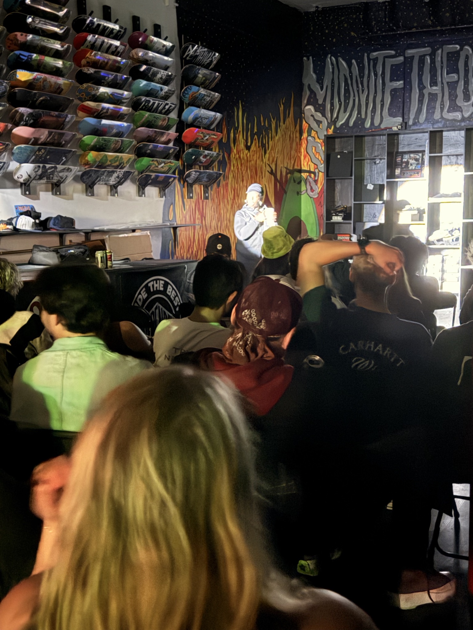 Comedy Night at a Skateshop